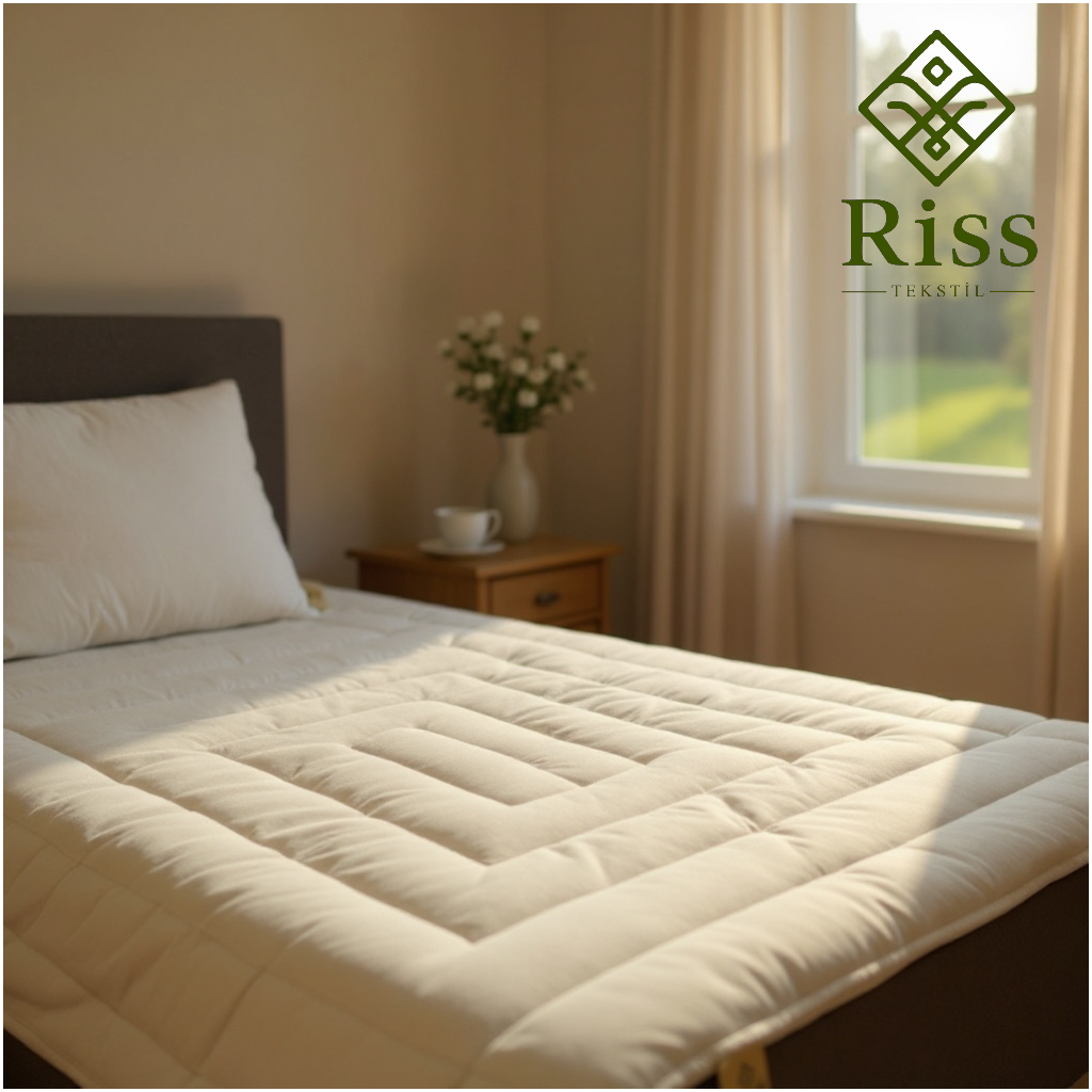 Çift Kişilik %100 Doğal Kuzu Yünü Yorgan (195cmx215cm/3,5 kg)